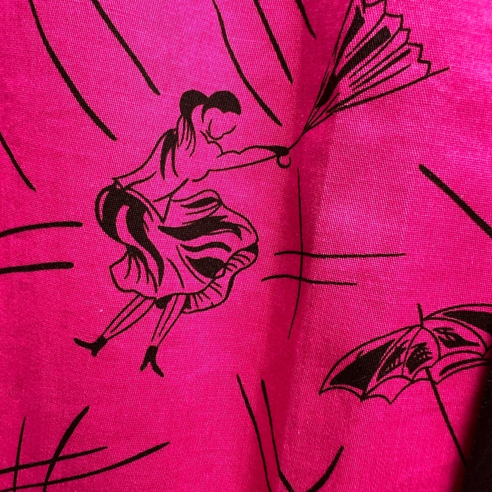 DANDY BY RANDI M Hot Pink and Black Umbrella Pants Women’s 14 - Picture 5 of 9